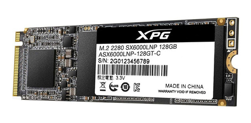 Ssd M.2 128gb Disco Duro Estado Solido Adata Xpg Sx6000 Pcie