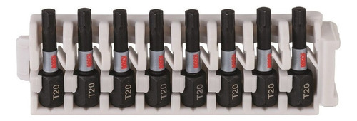 Set Puntas Atornillador Bosch Torx T20 X25mm Impact X 8u