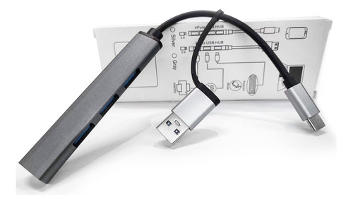 Sgin Hub Usb C 3 En 1, Usb C A Usb C Hub Soporte De Datos Y