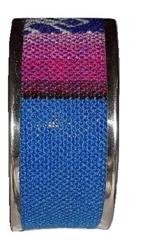 Pulsera De Alpaca Y Aguayo X10 De 2,5cm