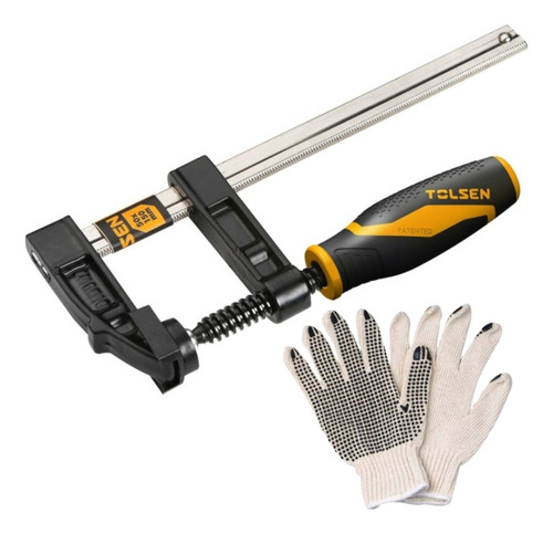 Prensa Sargento Barra Tolsen 50x150mm Niquelada -roraima