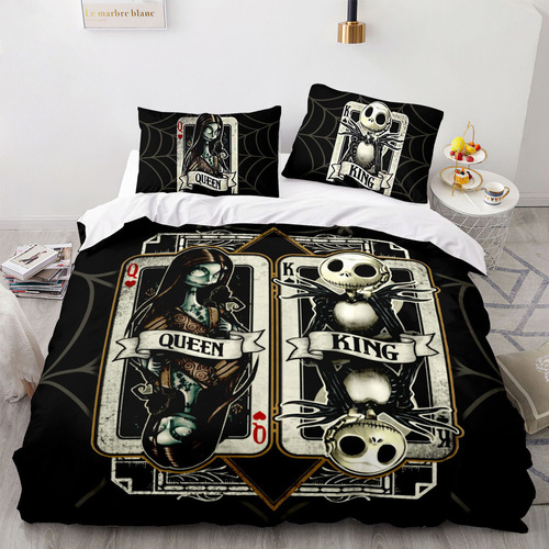 Juego De Ropa De Cama Matrimonial The Nightmare Before Chris