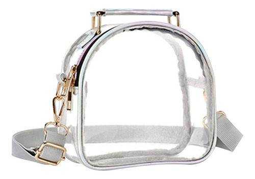 Bolsa De Corpo Transparente Feminina Tpu Inodora Com Um Ombr
