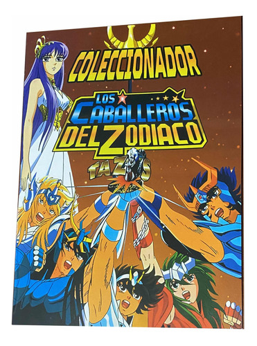 Álbum Coleccionador Tazos Caballeros Del Zodiaco Repro #013