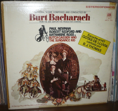 Butch Cassidy And The Sundance Kid Lp Soundtrack Bacharach