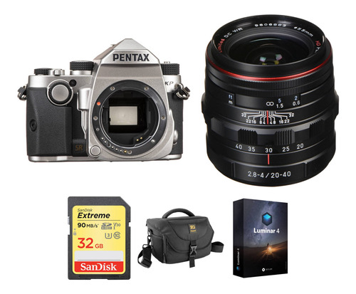 Pentax Kp Dslr Camara Con 20-40mm Lens And Accessories Kit (