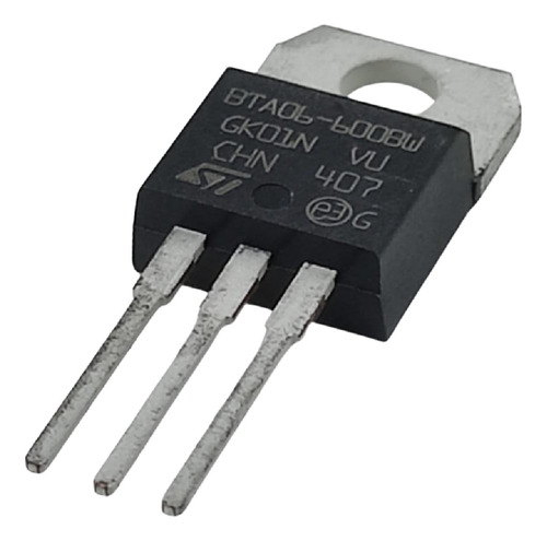 Triac 6a 600v To-220 Bta06-600bw