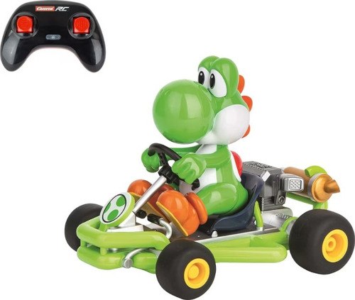 Mario Kart Carrera Rc - Yoshi Pipe Kart Color Verde Esc 1:18