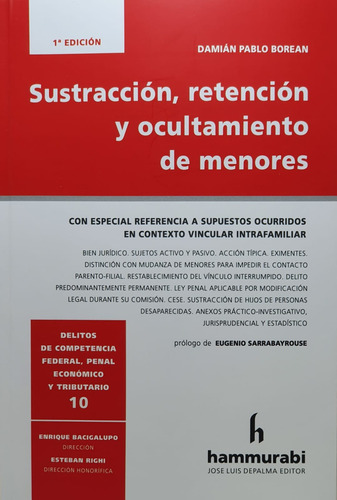 Sustracción, Retención Y Ocultamiento De Menores - Borean, D