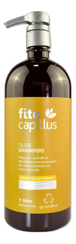 Grandha Fito Capillus Olive Shampoo 1l Limpeza E Conforto