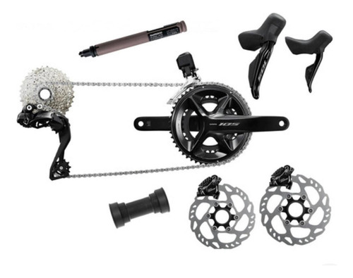 Shimano 105 Freno Disco, Electrónico De 12 Velocidades 