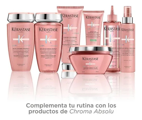 Kit Kerastase Chromatique Shampoo+acondicionador+ Mascarilla