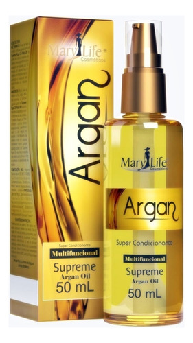 Óleo Supreme Argan Oil Mary Life - 50ml Original