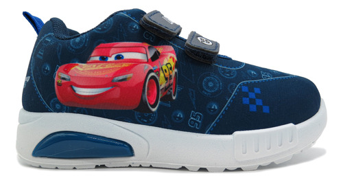 Zapatillas Infantil Luces Led Footy Abrojos Mcqueen Cars528