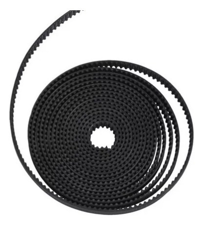 Imagem 2 de 2 de Correia Dentada - Pu Gt2 6mm - 1m - Alma De Aço