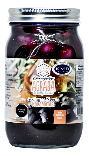 Aceituna Negra Kalamata Fco 500g 