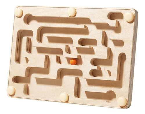 Juego De Mesa De Laberinto De Madera, Laberinto De Bolas