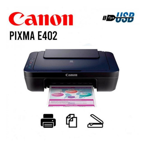 Impresora Canon Pixma E-402 Multifuncional Color- Boleta
