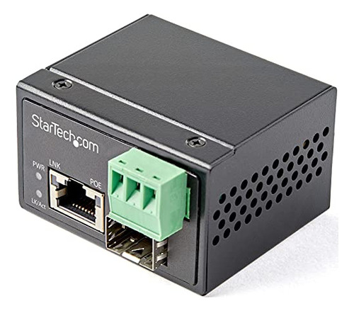 Conversor De Medios Ethernet A Fibra Poe+ Startech.com 30w