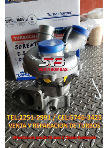 Venta De Turbo Kia Sorento 2.5 Crdi/d4cb/140cv 733952-5004