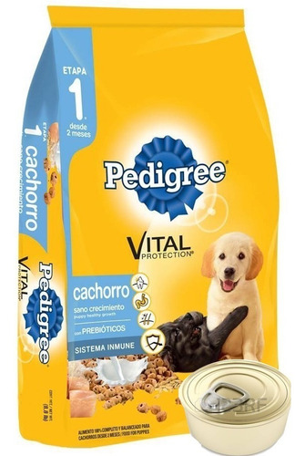 Pedigree Sano Crecimiento Cachorro  21kg+snacks  Racionya