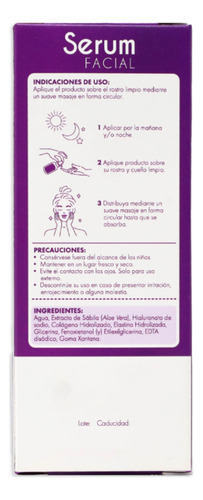 Belaface Serum Facial Con Acido Hialuronico, 30 Ml