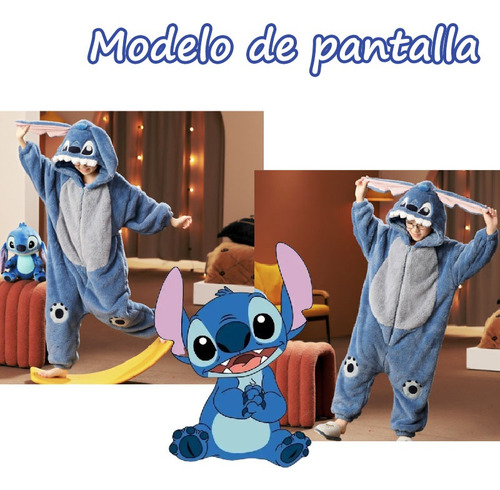Pijama Mameluco Stich Disfraz De Fiesta Cosplay Para Niño