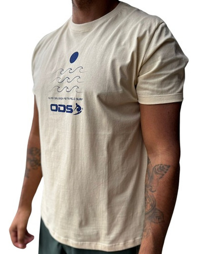 Camiseta Ods Alma Salga Feita De Surf Edição Limitada