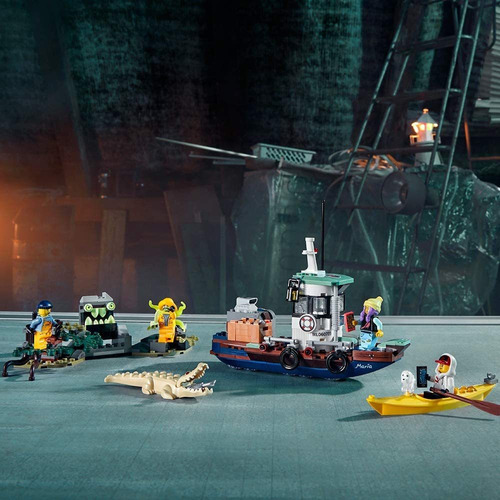 Lego Ocultos Lado Arruinado Barco Del Camarón 70419 Kit De C