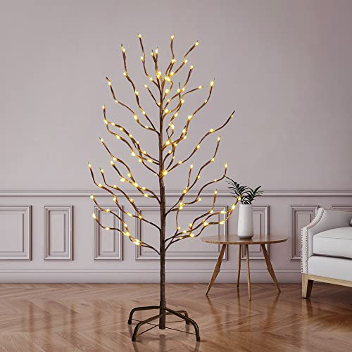 - Árbol De Luz De Estrella Iluminada De 3 Pies, 112 L,...