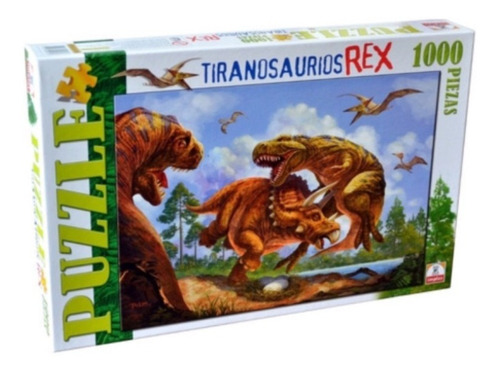 Puzzle 1000 Piezas Tiranosaurios Rex Implas Rompecabezas Lp