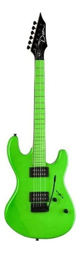 Guitarra eléctrica Dean Guitars Standard Series Custom-Zone 2 HB czone de caoba florescent green con diapasón de arce