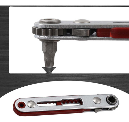 Xyl 6 Llave De Carraca De 1/4 Destornillador Hexagonal De
