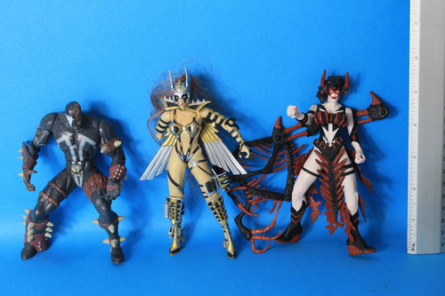 Set 3 Figuras Spawn Cosmic Angela Widow Maker Mcfarlane Toys (Usado)