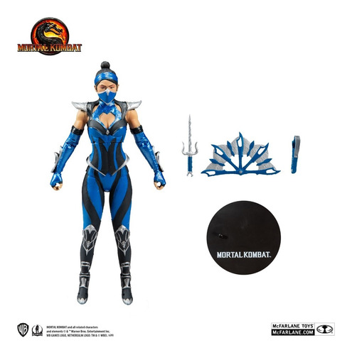 Mortal Kombat Kitana Mcfarlane Toys Figura Muñeco Juguete Firewolf Coleccionables