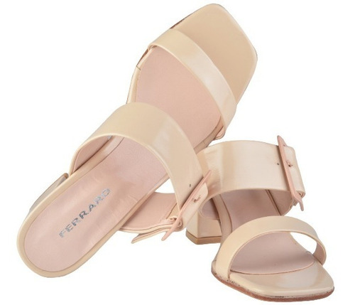 Sandalias Zuecos De Cuero De Mujer Livianos - Pash - Ferraro