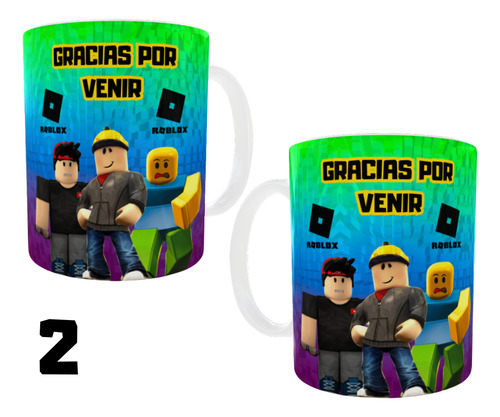 Taza Plástico Souvenir X25 Roblox