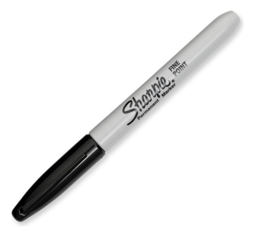 Marcador Permanente Sharpie Punta Fina Negro Pack 3 Un