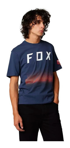 Playera Fox Para Hombre Modelo Fgmnt Azul Casual