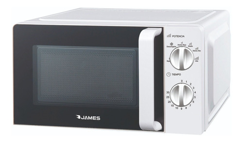 Hornos Microondas James J17 Gr Blanco Control Mecanico Fama