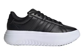 Tenis Casual adidas Court Platform Negro Para Mujer