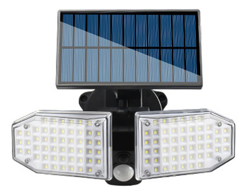 Luz Solar Plegable V 100led De Pared Con Sensor Inteligente