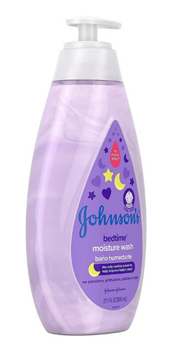 Imagen 5 de 8 de Jabón Liquido Nocturno (800ml) Johnson's Baby