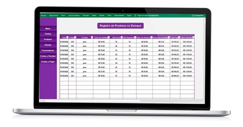 Imagem 4 de 6 de Planilha Controle Financeiro E Cadastro De Clientes E Vendas