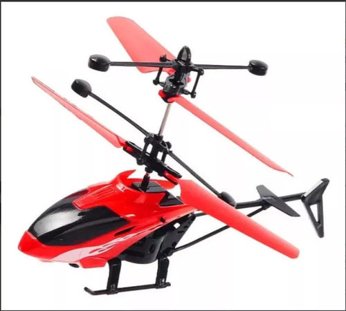 Qu Helicóptero Control Remoto Recargable Niño Juguete Con