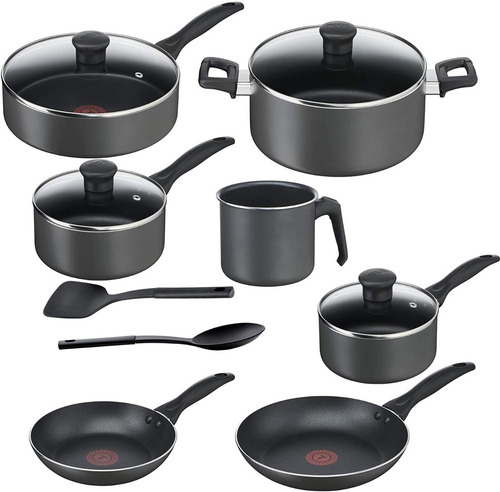 Imagen 4 de 5 de Batería Cocina T-fal 13 Piezas Family Cook Más Antiadherente