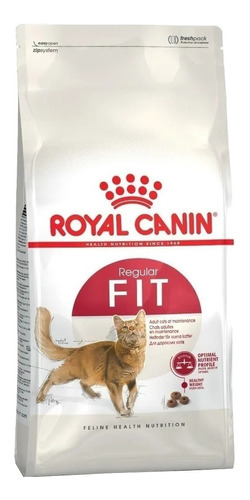Imagen 1 de 4 de Alimento Royal Canin Feline Health Nutrition Fit para gato adulto sabor mix en bolsa de 1.5kg