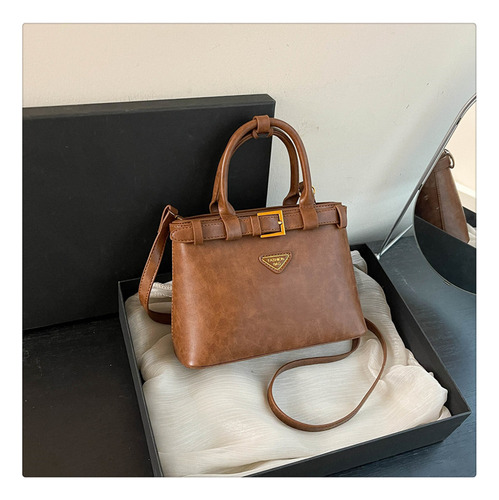 Bolso Cuadrado Pequeño A Juego Para Mujer, Otoño De 2024