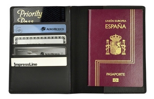Funda - Estuche Porta Pasaporte Y Documentos Viajes