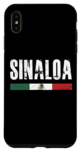 Funda Para iPhone XS Max Sinaloa Mexico Mexican Flag Stat-02